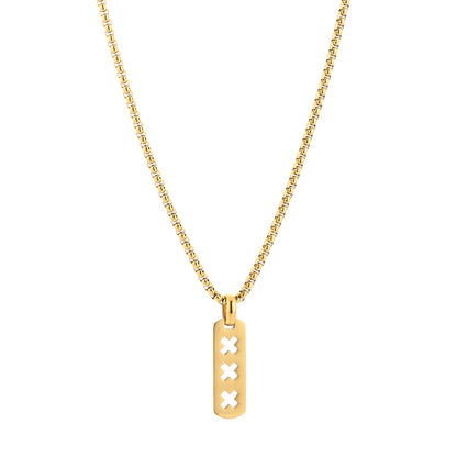 KETTING GOUD |  AMSTERDAMSE KRUISJES