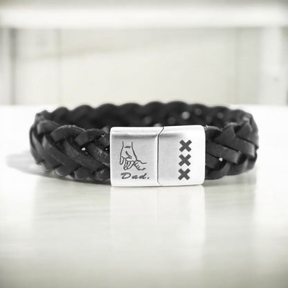 Leather Bracelet with Engraving – XXX Edition