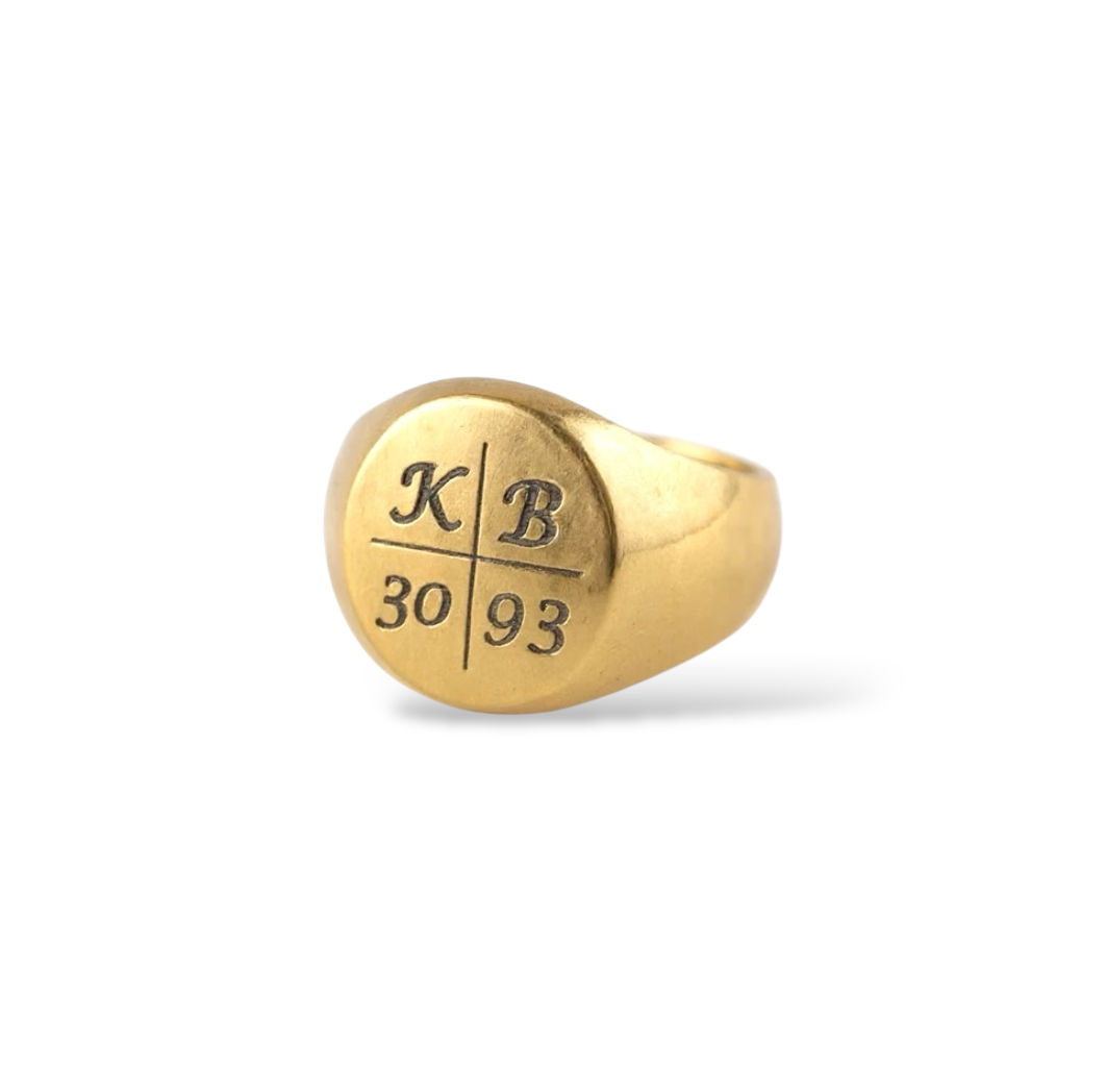 RING AMSTERDAM INITIALS