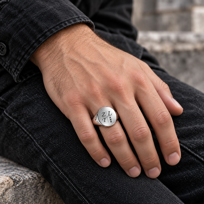 RING AMSTERDAM INITIALS
