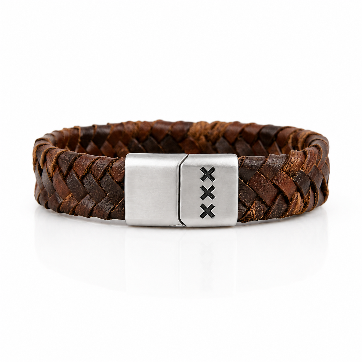 Leather Bracelet with Engraving – Amsterdam Edition