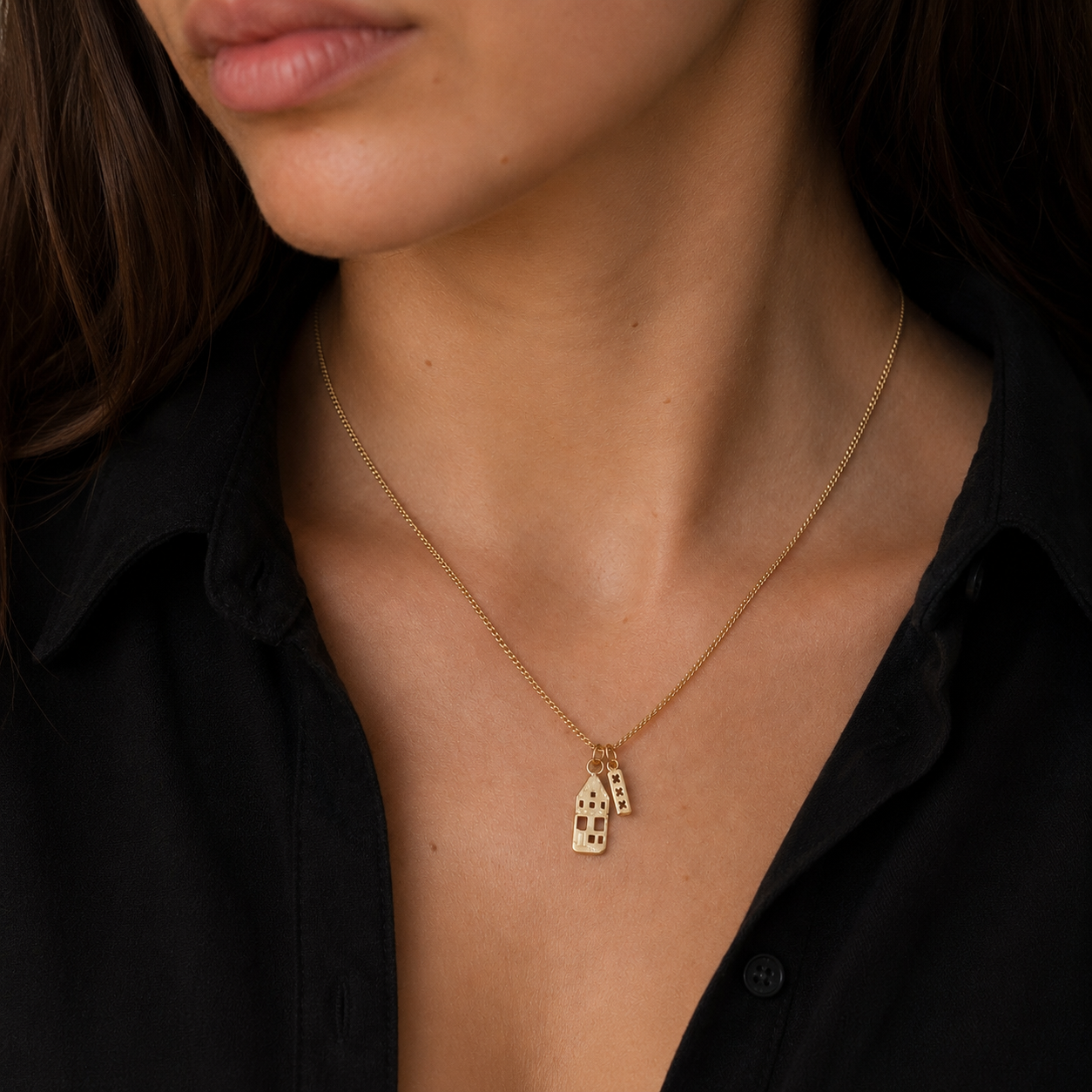 KETTING | MINI GRACHTENPANDJE MET XXX BEDEL