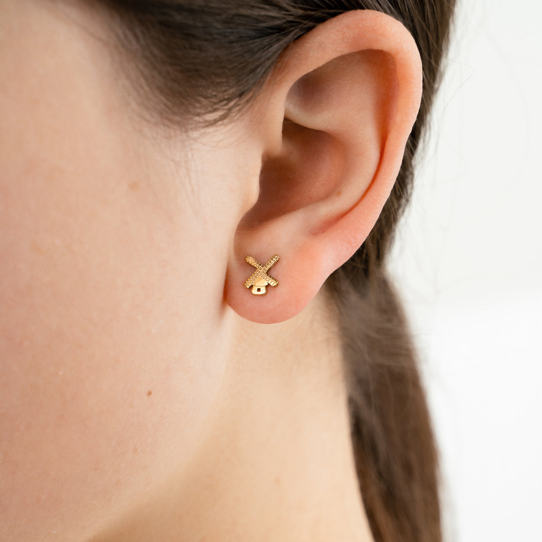 earring stud windmill