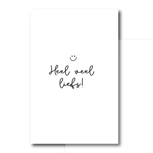 Kaartje | Heel veel liefs!