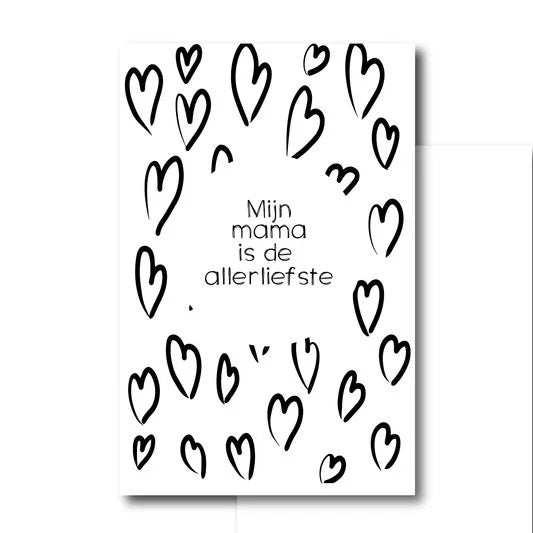 Kaartje | Mijn mama is de allerliefste