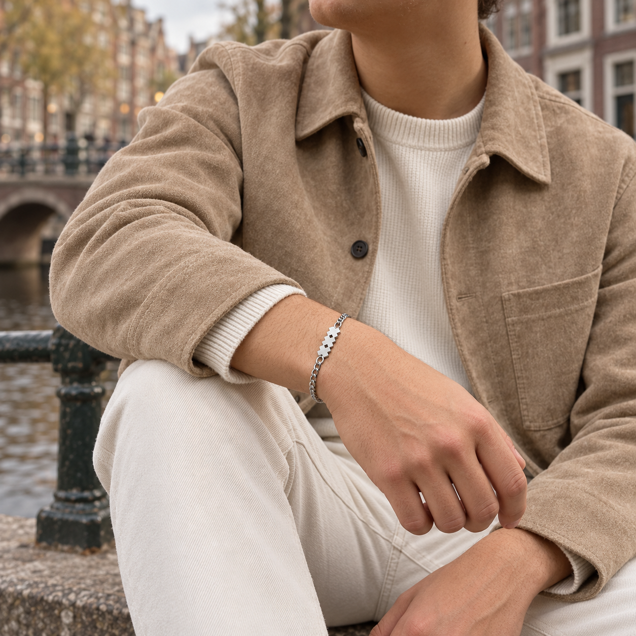Zilver RVS Herenarmband | Icon XXX